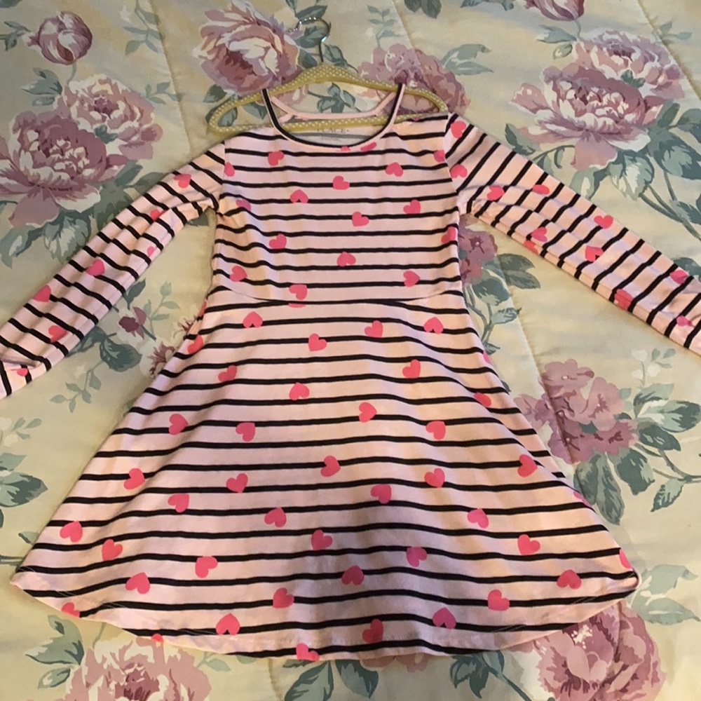 cold shoulder heart dress
